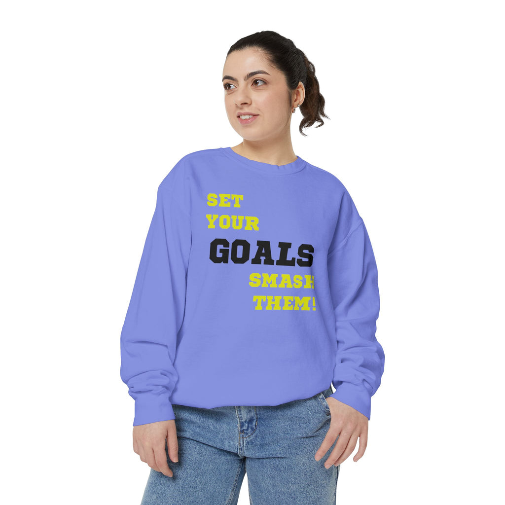 Set Goals | Motivational Crewneck Sweatshirt