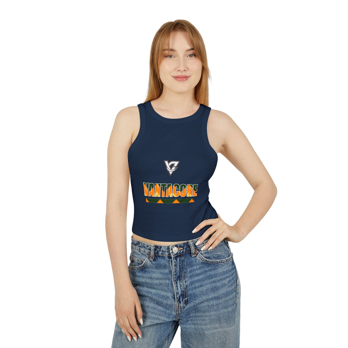 Citrus Chevron Women's Racerback Tank