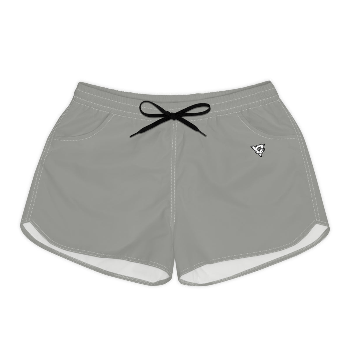 Women's Multipurpose Athletic Shorts with Pockets | Stone Grey Essential
