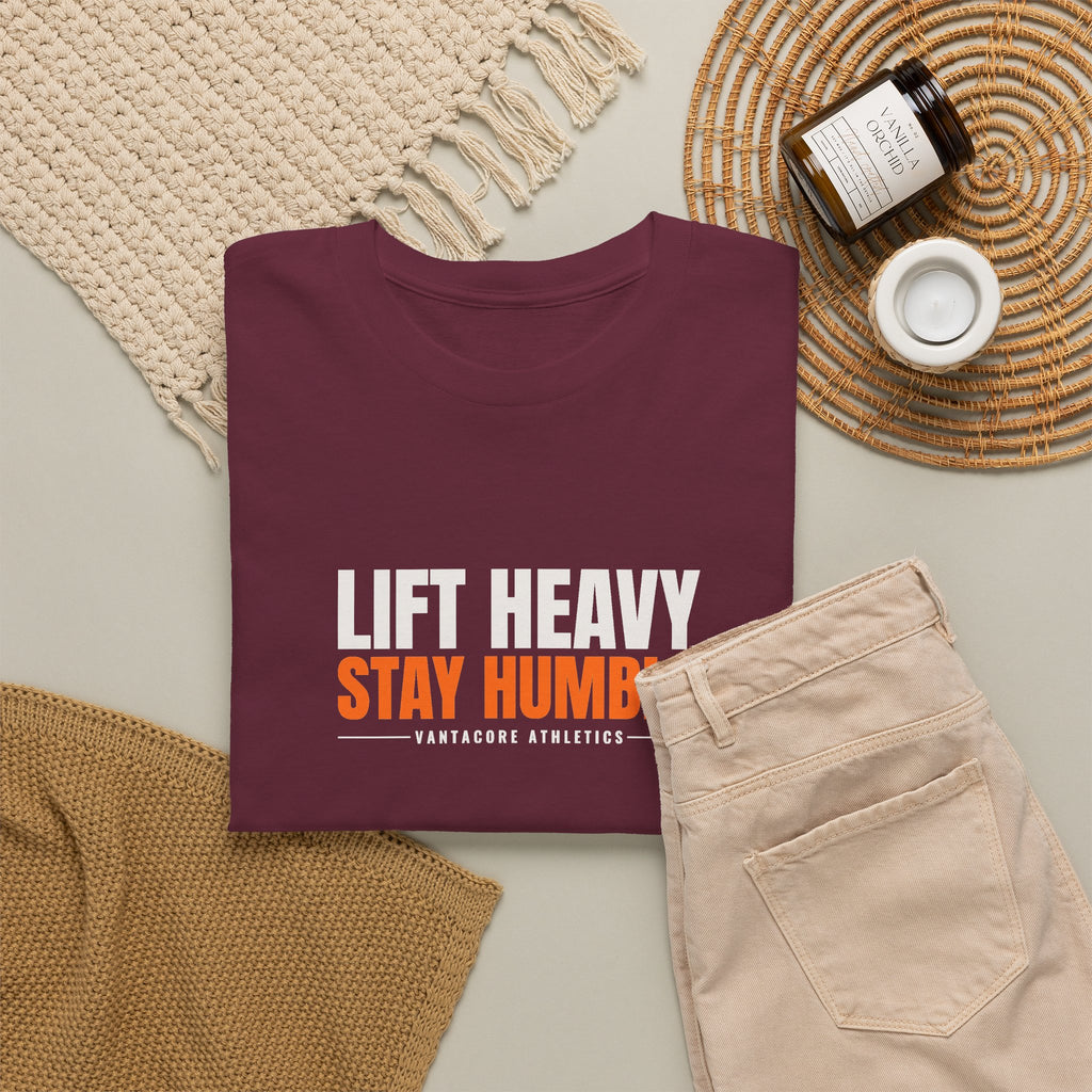 Lift Heavy Stay Humble | Men's Graphic Gym T-Shirt