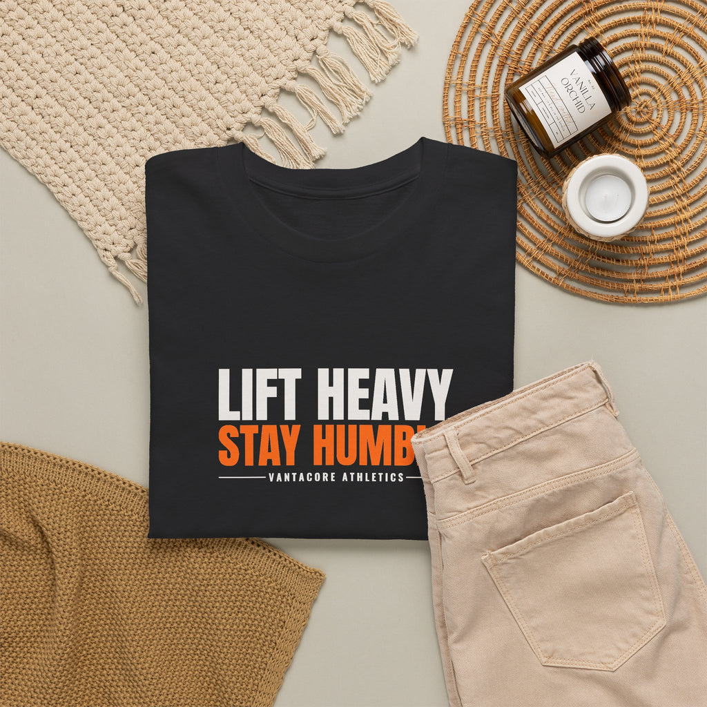 Lift Heavy Stay Humble | Men's Graphic Gym T-Shirt