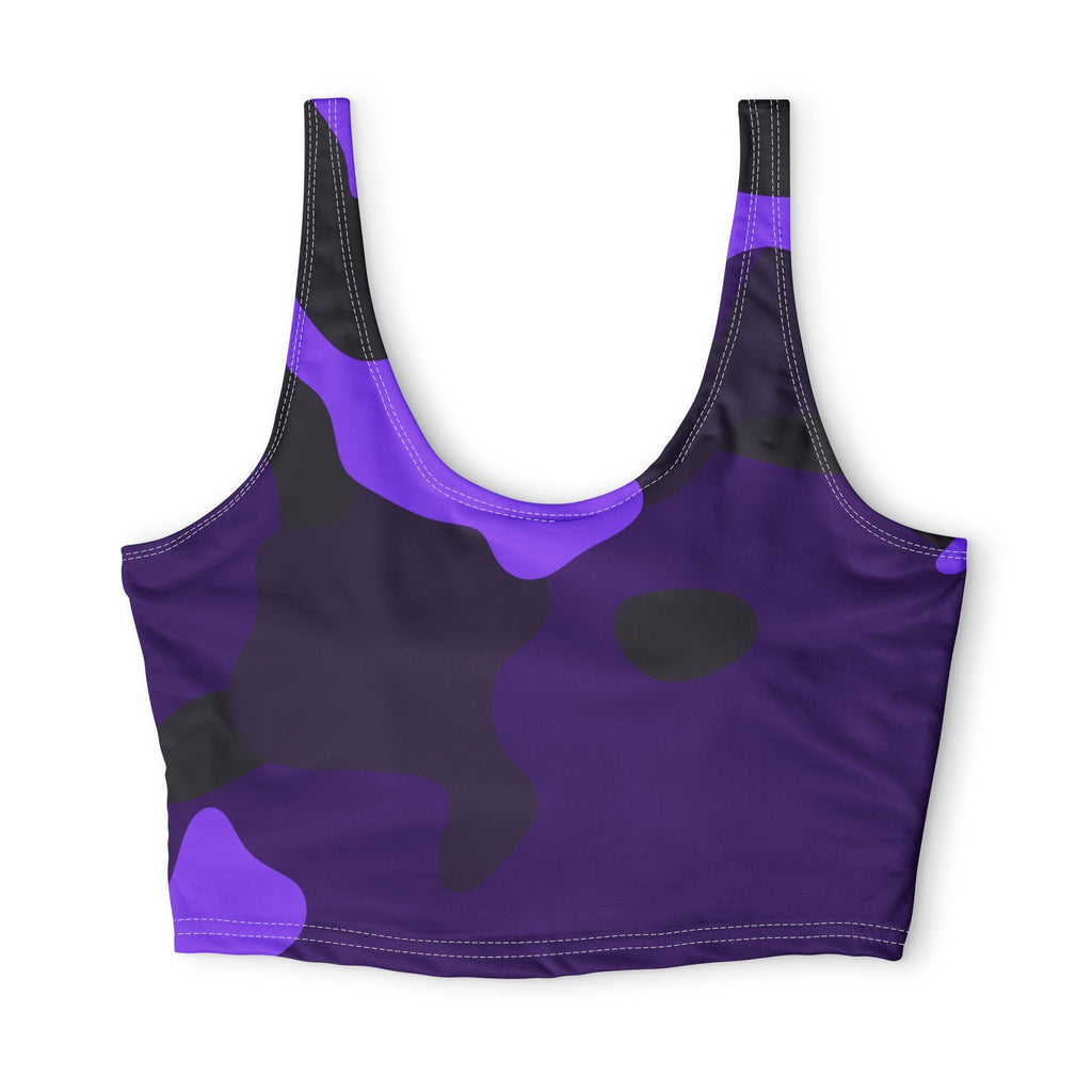 Grape Camo Sports Bra