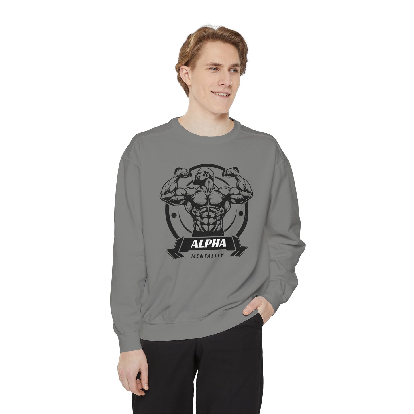 Alpha Mentality Sweatshirt | Muscular Gym Crewneck
