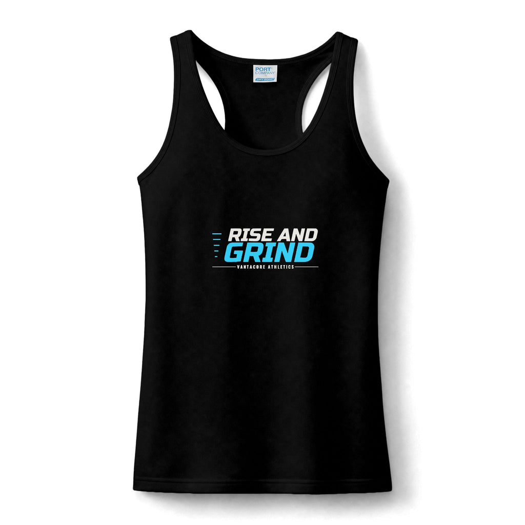 Rise And Grind | Women's Performance Racerback Tank