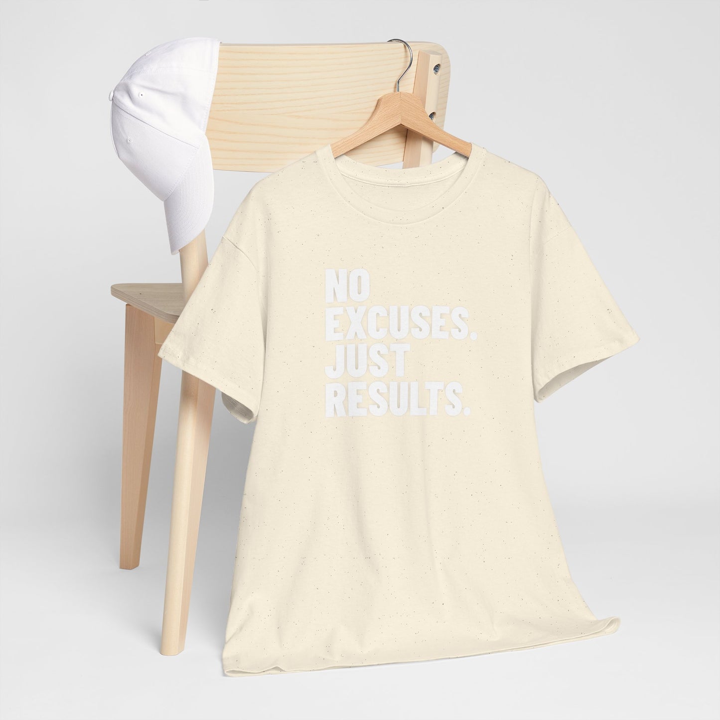 No Excuses Just Results | Motivational Fitness T-Shirt