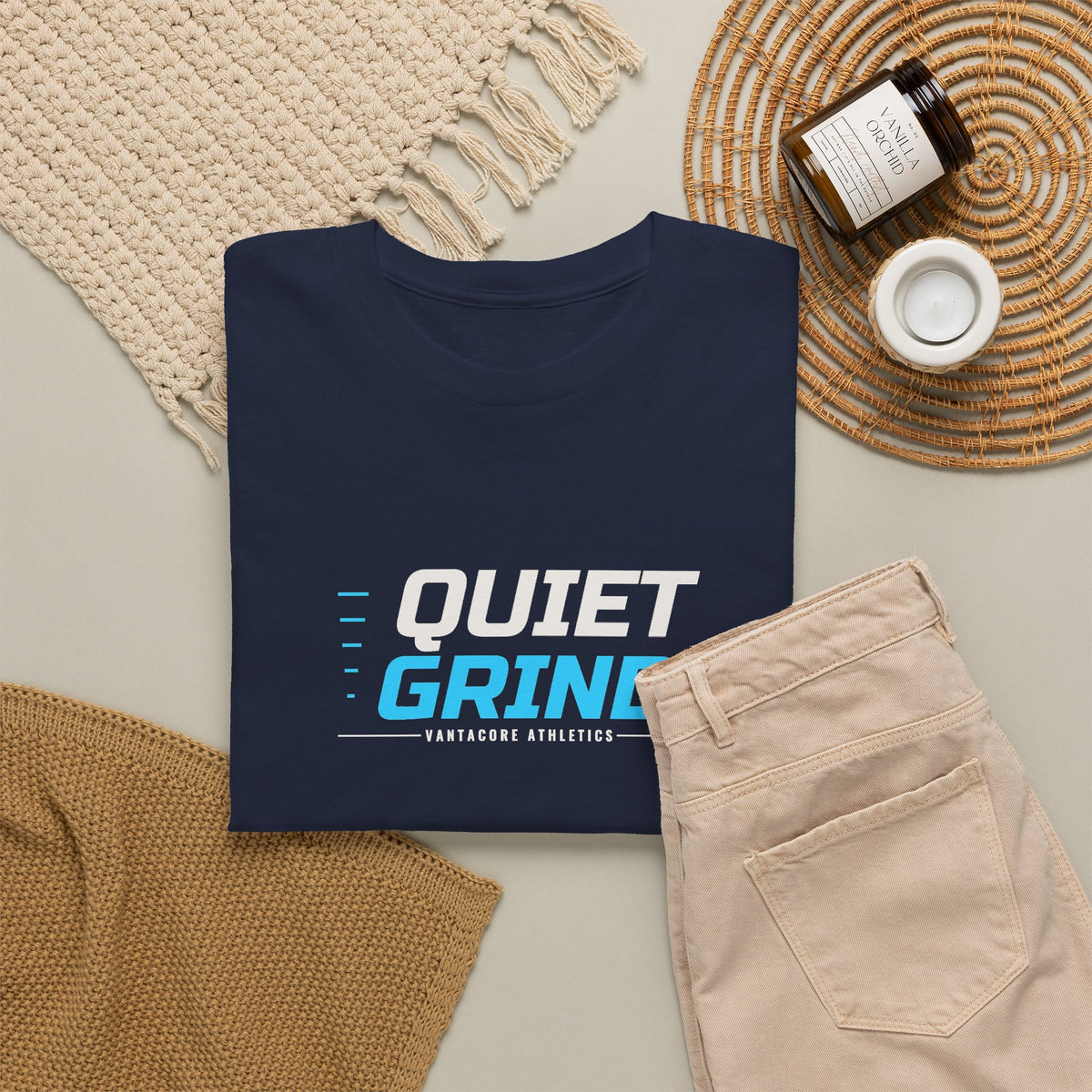 Quiet Grind | Men's Graphic Gym T-Shirt