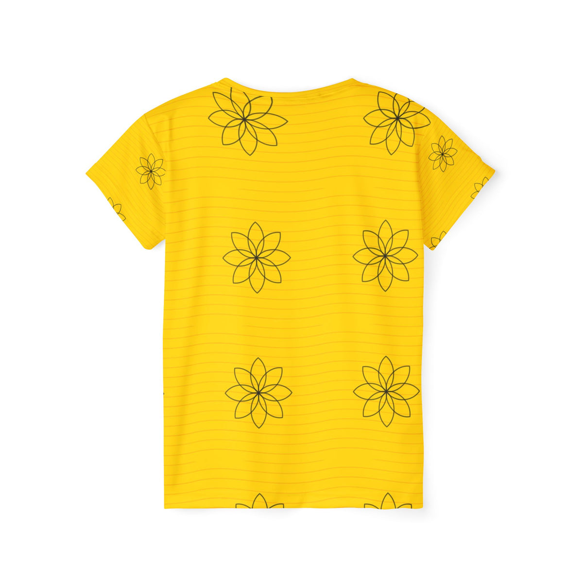 Yoga Neon Citrus Flow Lotus Women's Sports Jersey