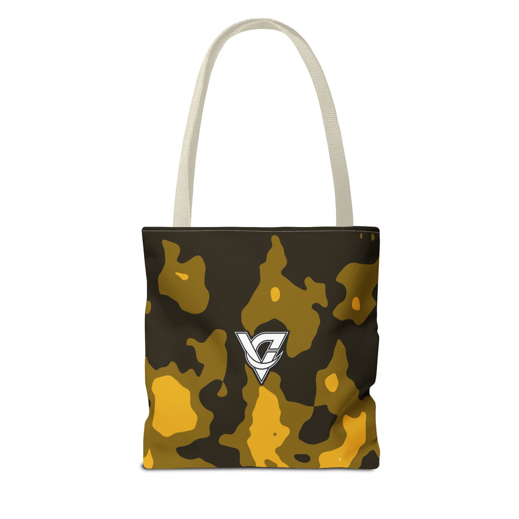 Mustard Magma Tote Bag — All-Over Print Gym & Everyday Tote