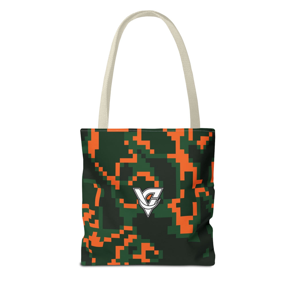 Evergreen Ember Digital Camo Tote Bag — All-Over Print Gym & Everyday Tote