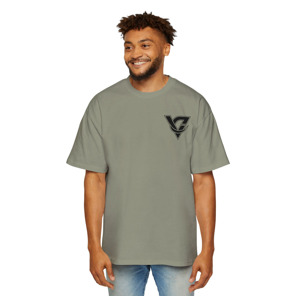 Graphic Tee — Minimal Geometric V Logo Chest Print