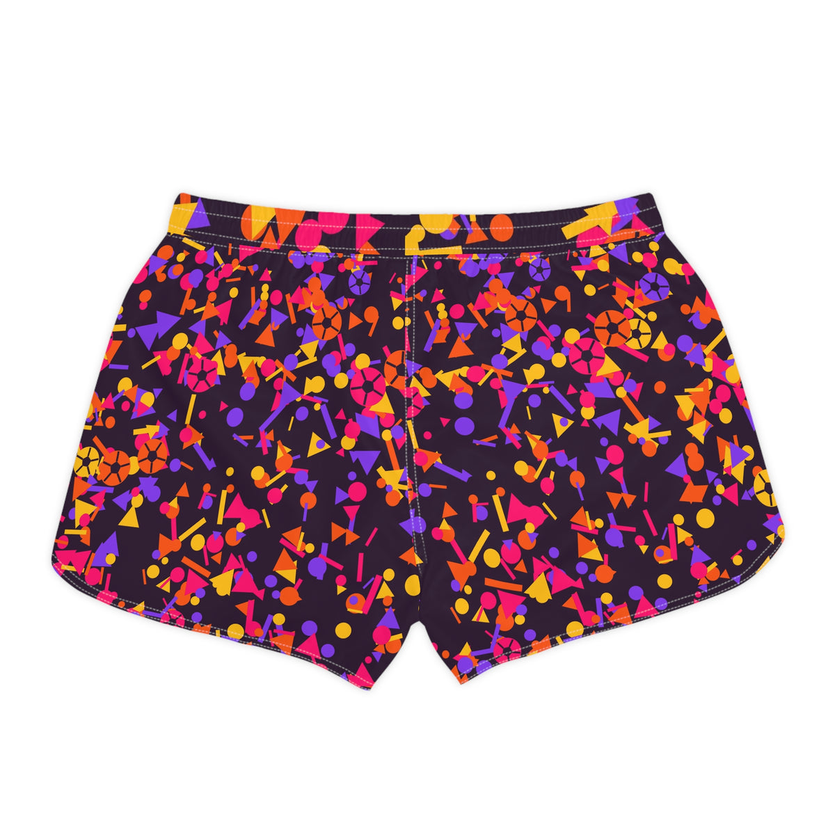 Soccer Berry Blast Confetti Pop Women's Athletic Shorts with Pockets