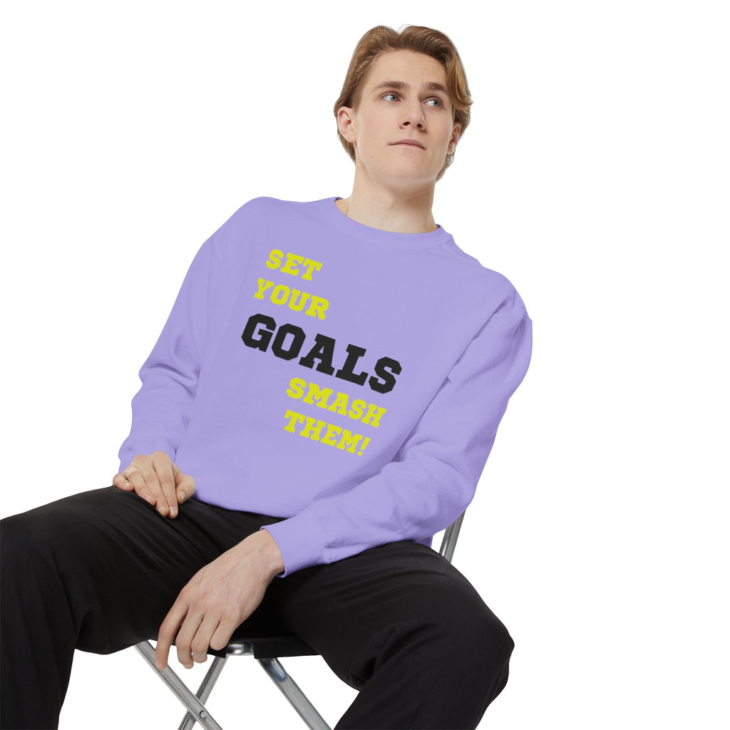 Set Goals | Motivational Crewneck Sweatshirt