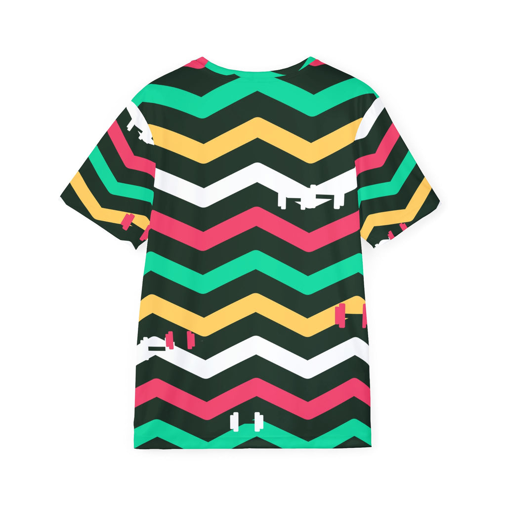 Training & Gym Watermelon Chevron Rush Men's Sports Jersey