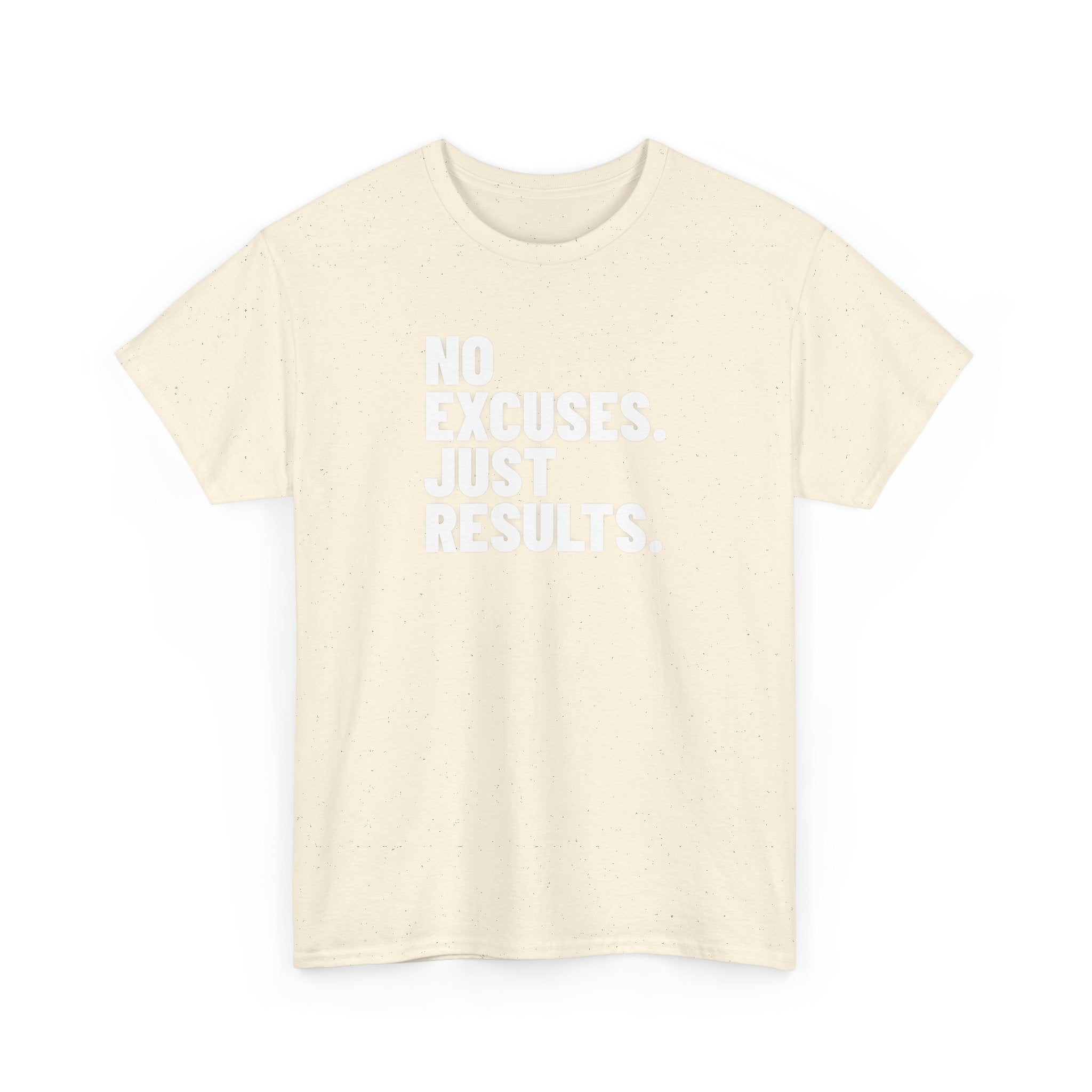No Excuses Just Results | Motivational Fitness T-Shirt