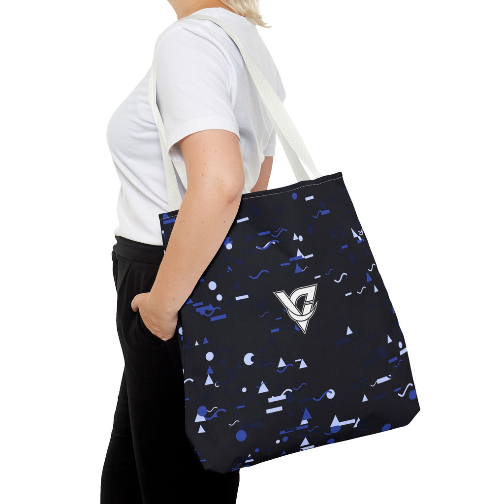 Midnight Confetti Tote Bag — All-Over Print Gym & Everyday Tote