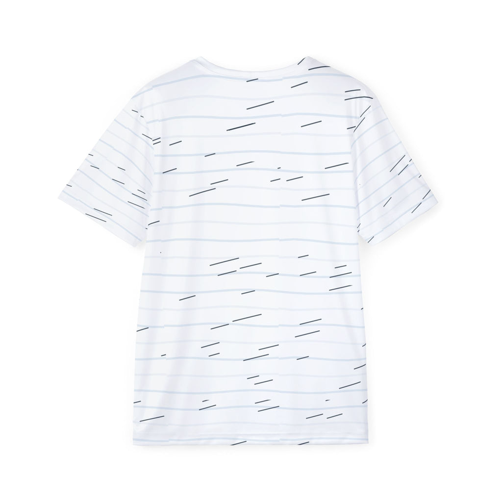 Running Arctic White Pace Lanes Men's Sports Jersey