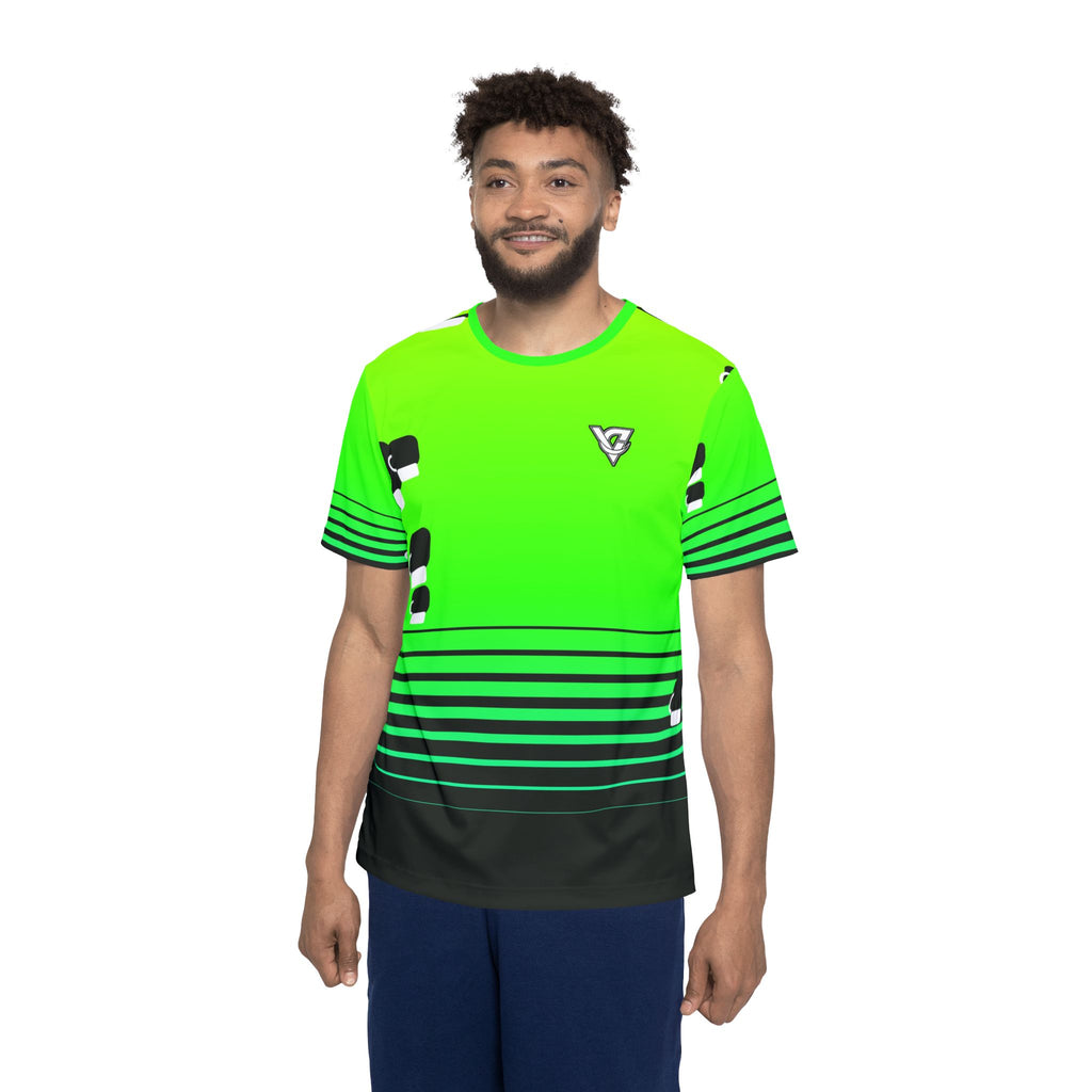 Combat Sports Lime Riot Horizon Fade Men's Sports Jersey