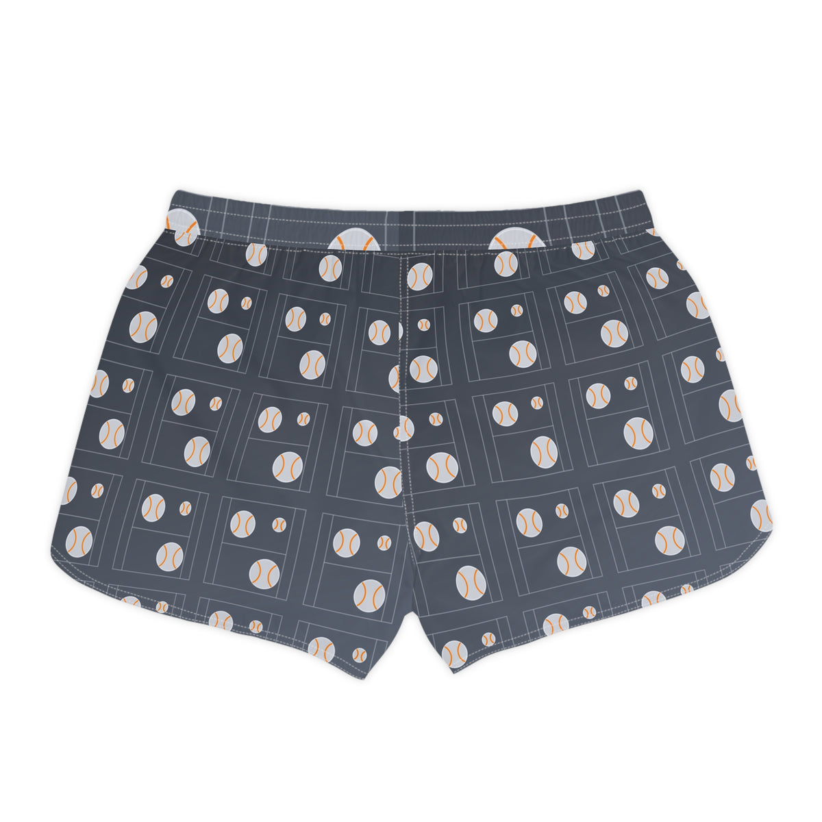 Tennis Slate Storm Baseline Seam Women's Athletic Shorts with Pockets