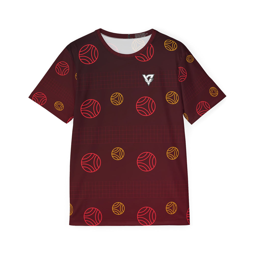 Volleyball Crimson Blaze Spike Panel Men's Sports Jersey