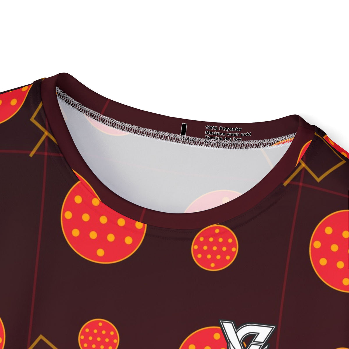 Pickleball Crimson Blaze Dink Dot Men's Sports Jersey