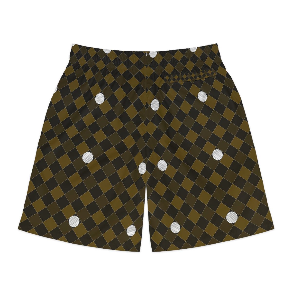 Golf Gold Rush Dimple Links Men's Athletic Shorts with Pockets