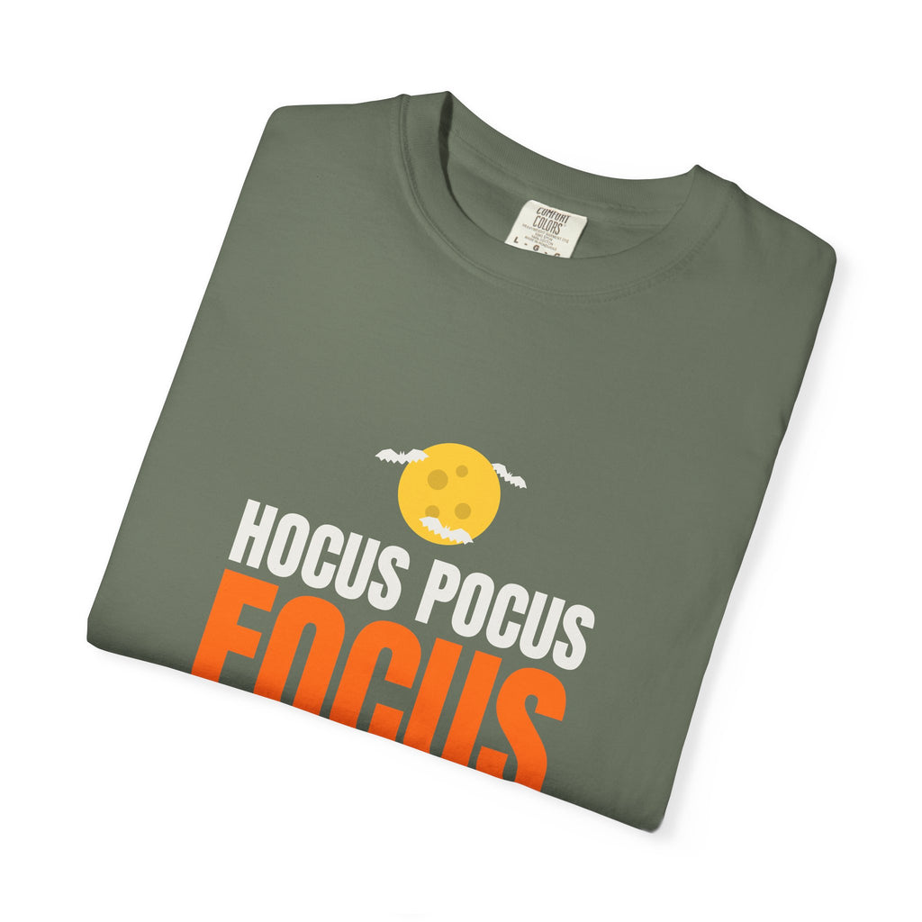 Hocus Pocus Focus | Women's Halloween Garment-Dyed Graphic Tee