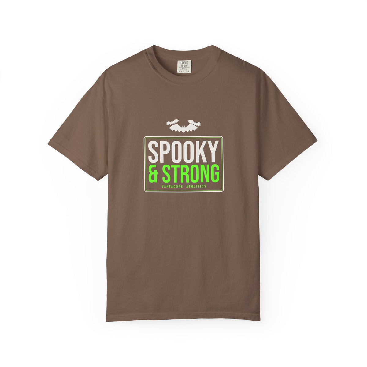 Spooky & Strong | Women's Halloween Garment-Dyed Graphic Tee