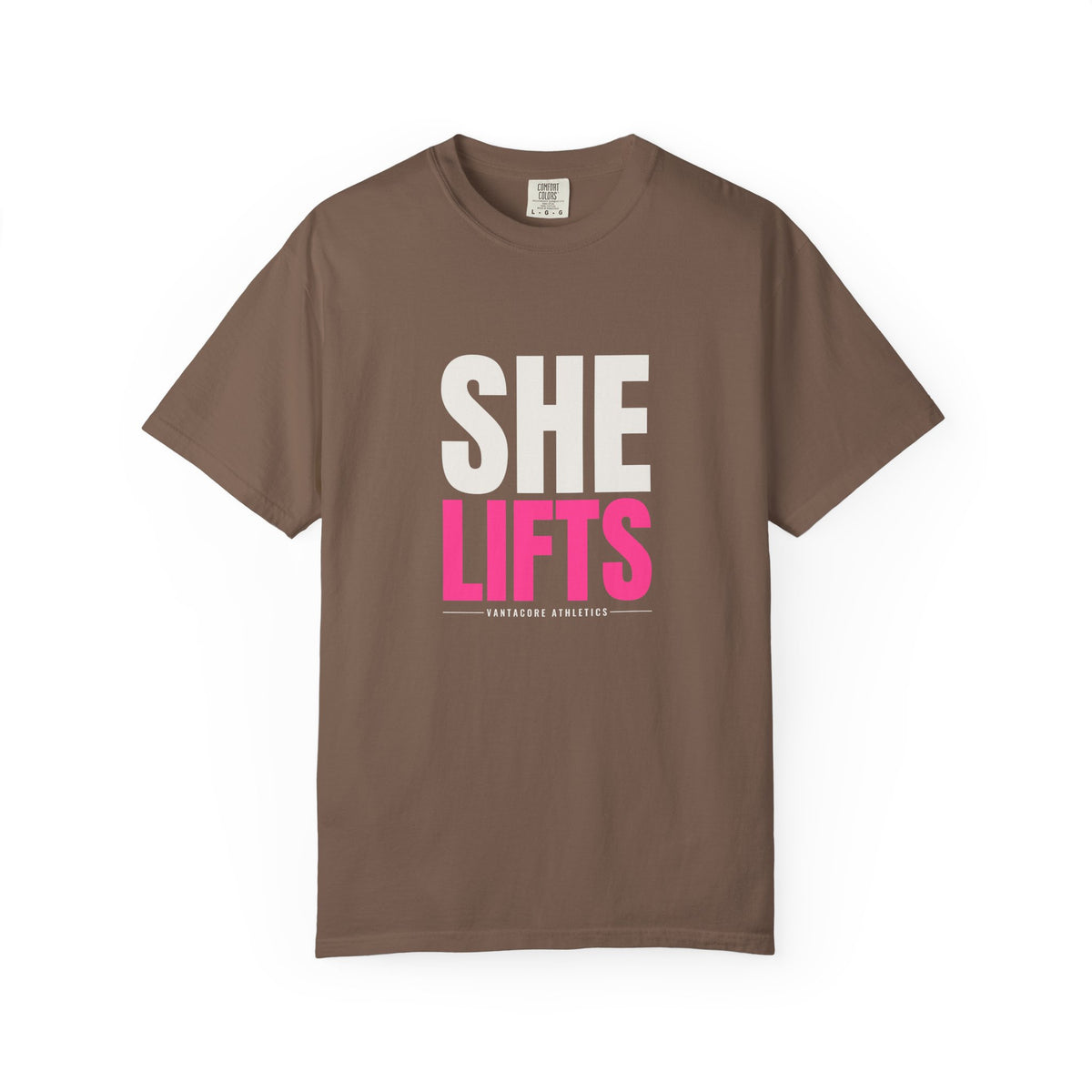 She Lifts | Women's Garment-Dyed Graphic Tee