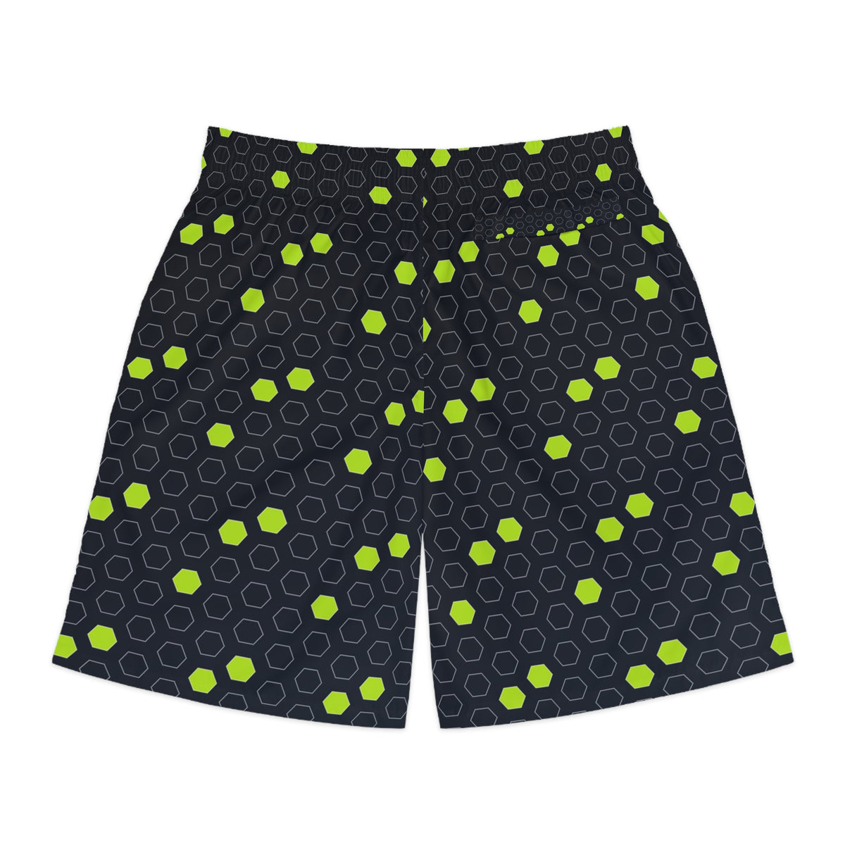 Soccer Volt Night Hex Pitch Men's Athletic Shorts with Pockets
