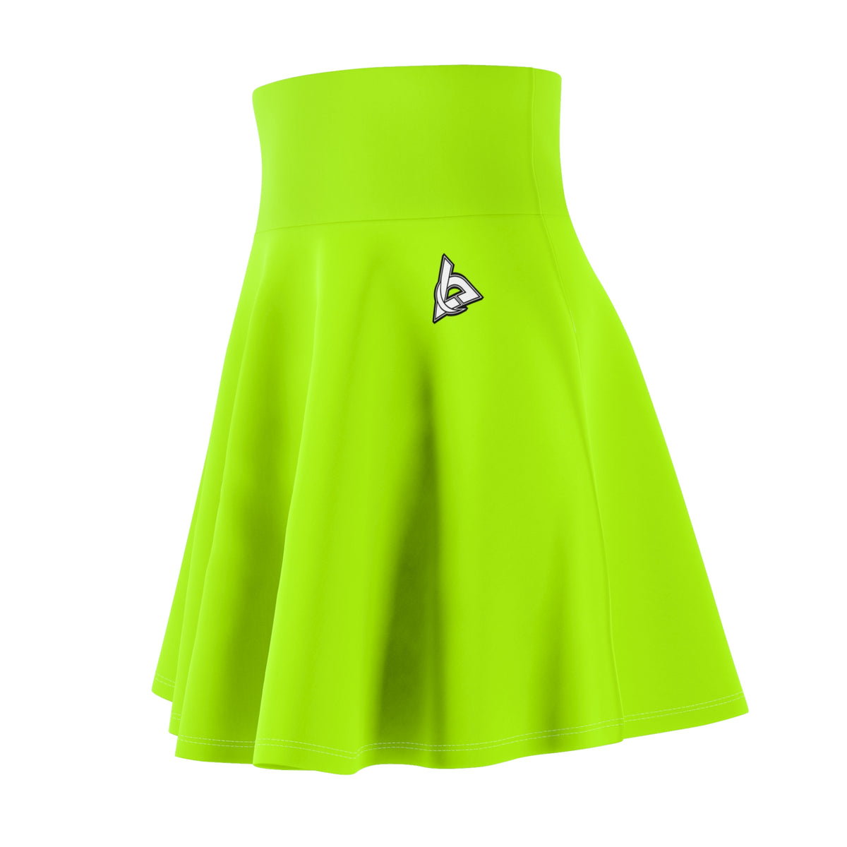 Vantacore Solid Lime Green Women's Athletic Skater Skirt