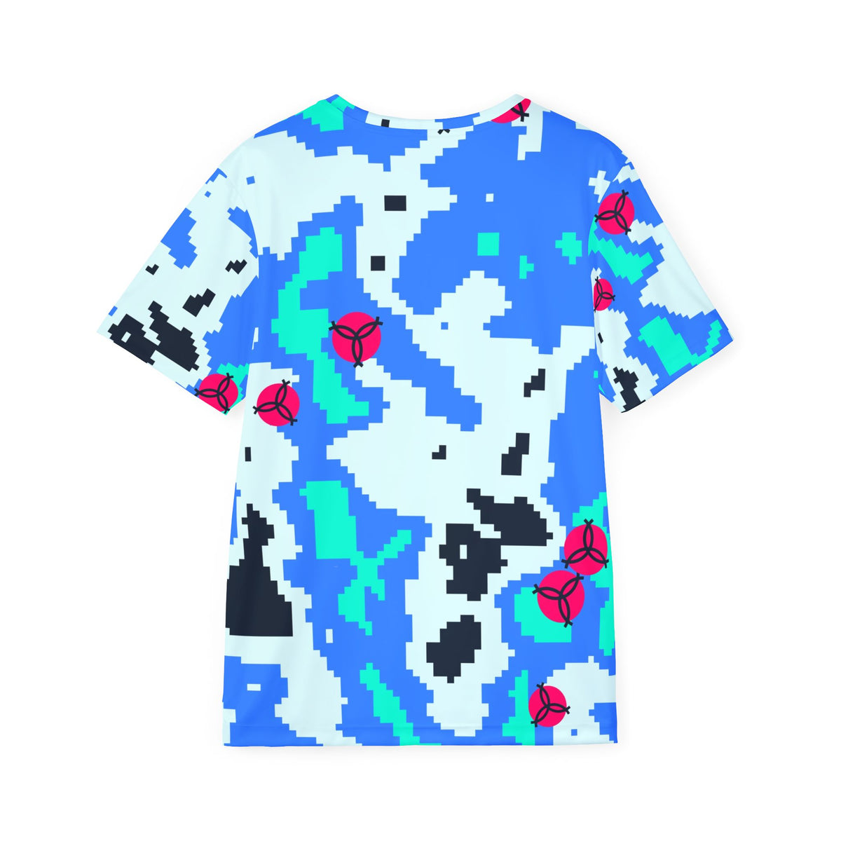 Volleyball Arctic Neon Pixel Camo Men's Sports Jersey