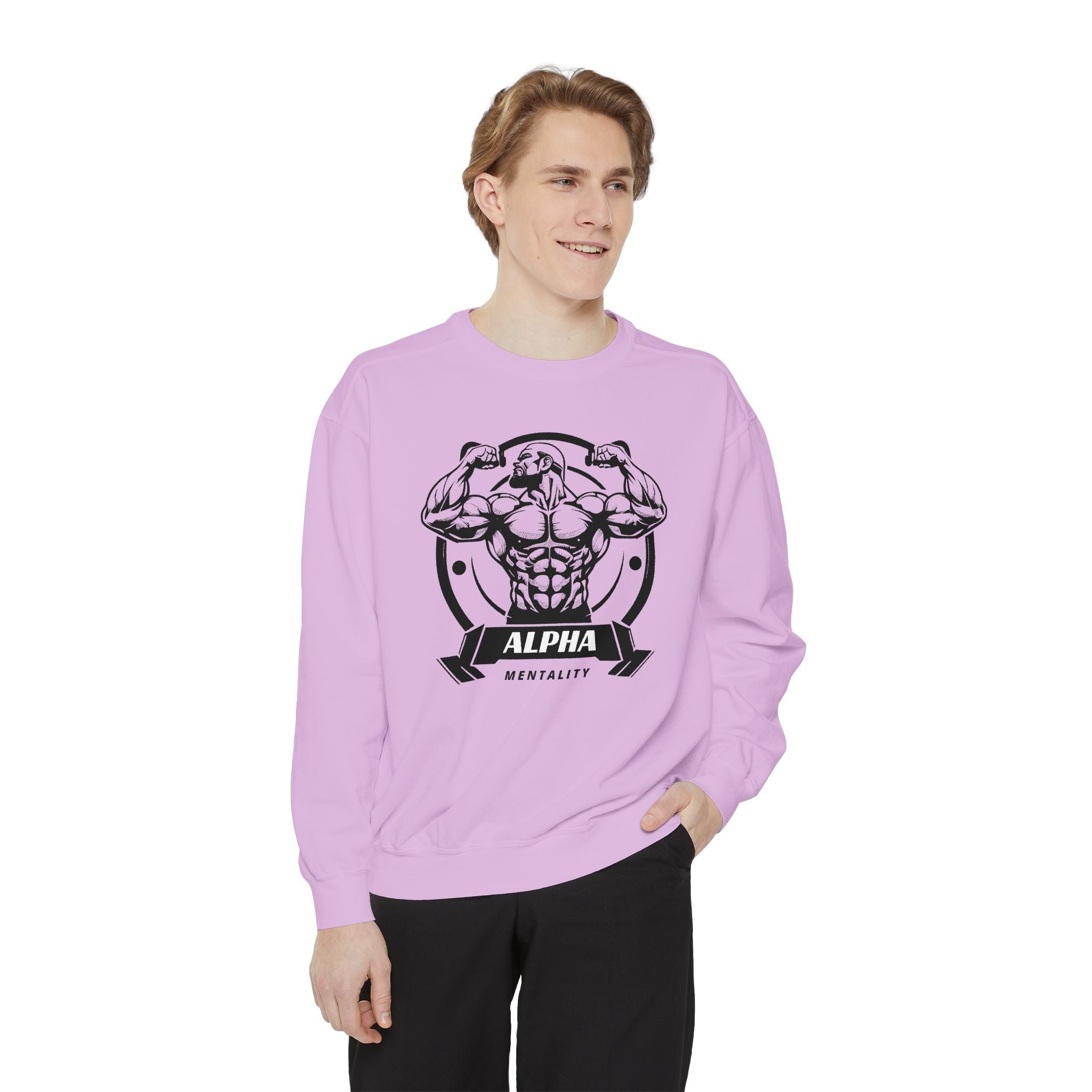 Alpha Mentality Sweatshirt | Muscular Gym Crewneck