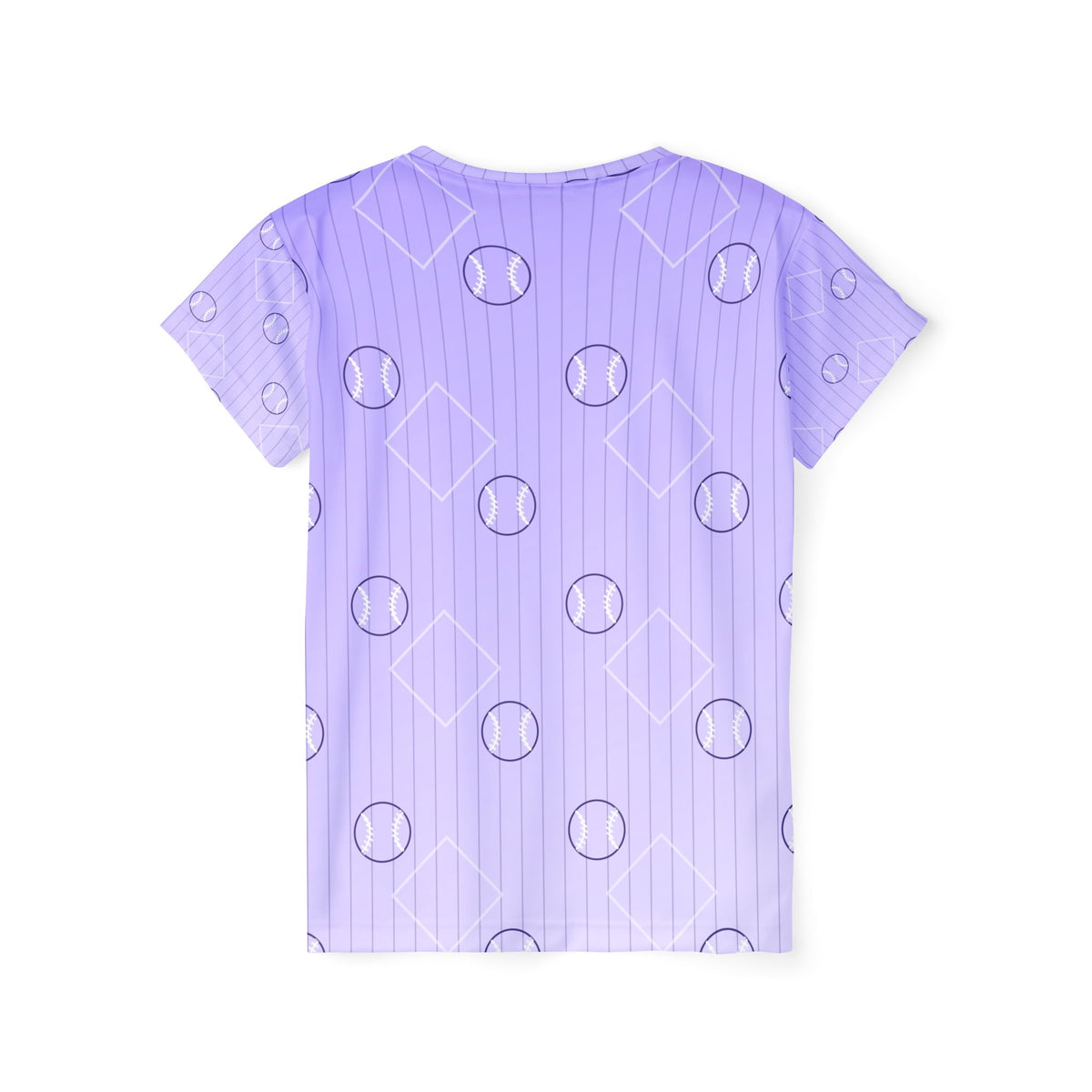 Baseball & Softball Lavender Mist Diamond Stitch Women's Sports Jersey