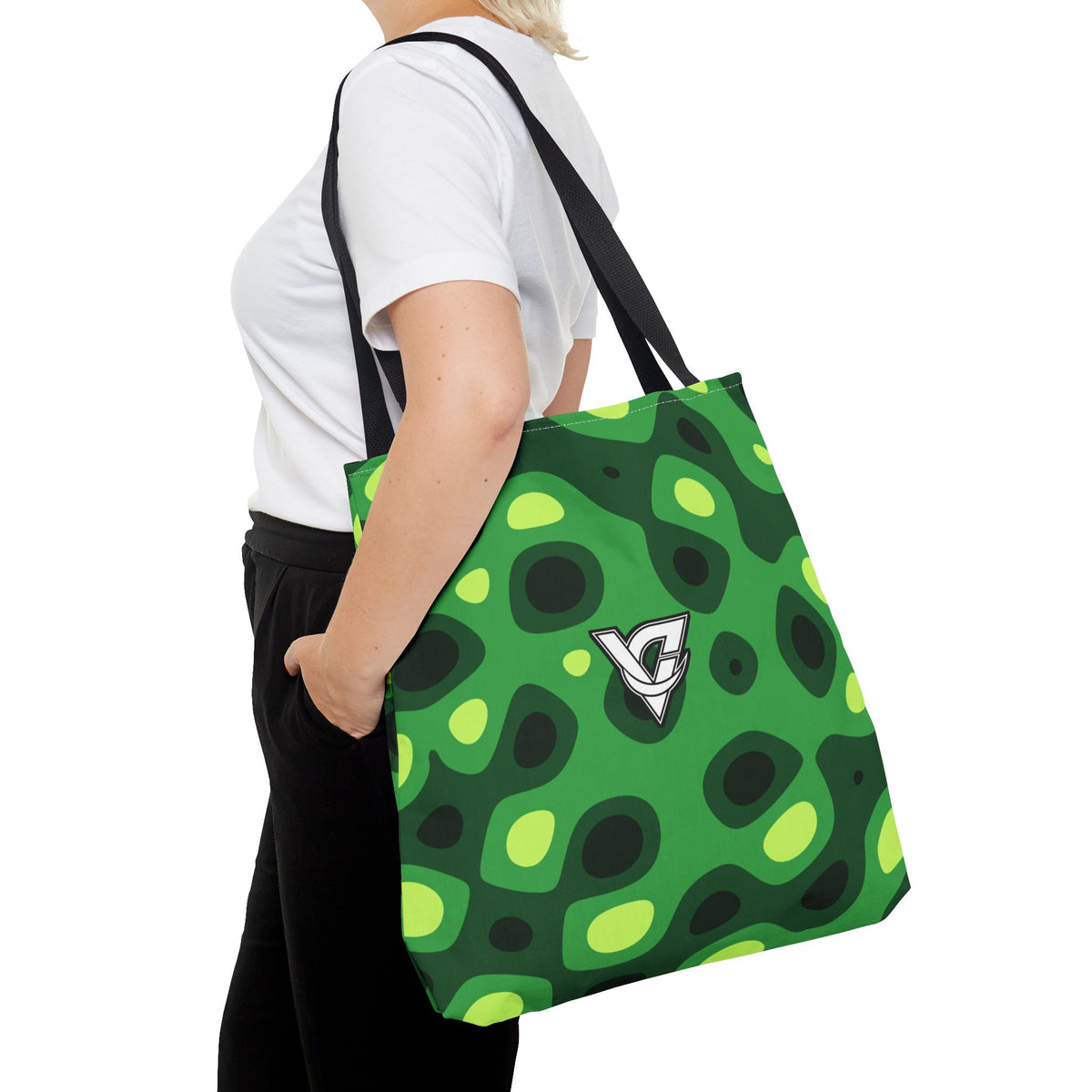 Jungle Ripple Tote Bag — All-Over Print Gym & Everyday Tote