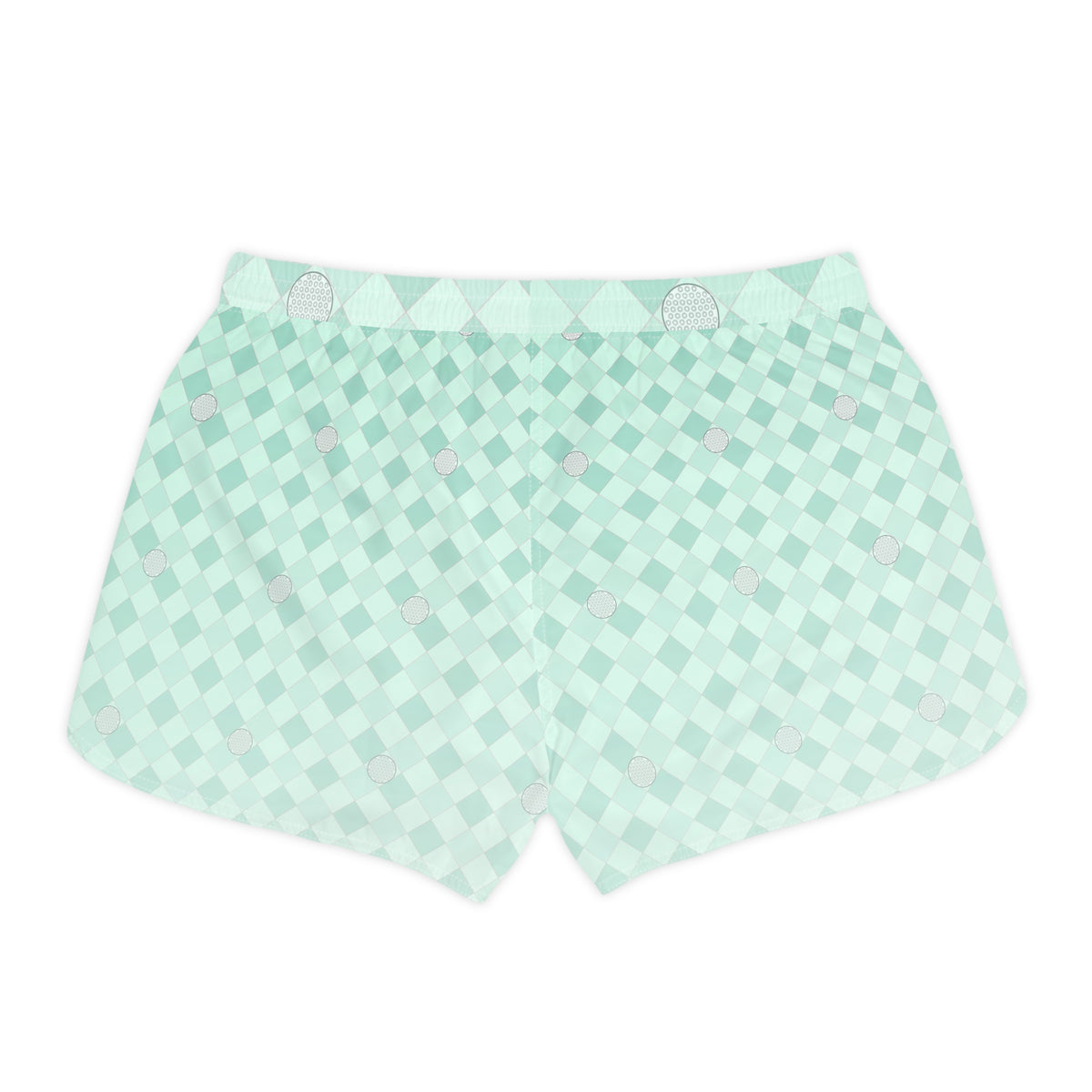 Golf Mint Glow Dimple Links Women's Athletic Shorts with Pockets