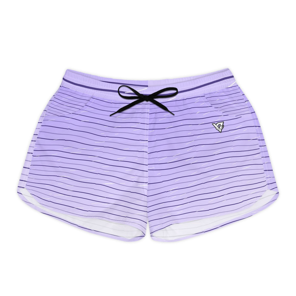 Running Lavender Mist Pace Lanes Women's Athletic Shorts with Pockets