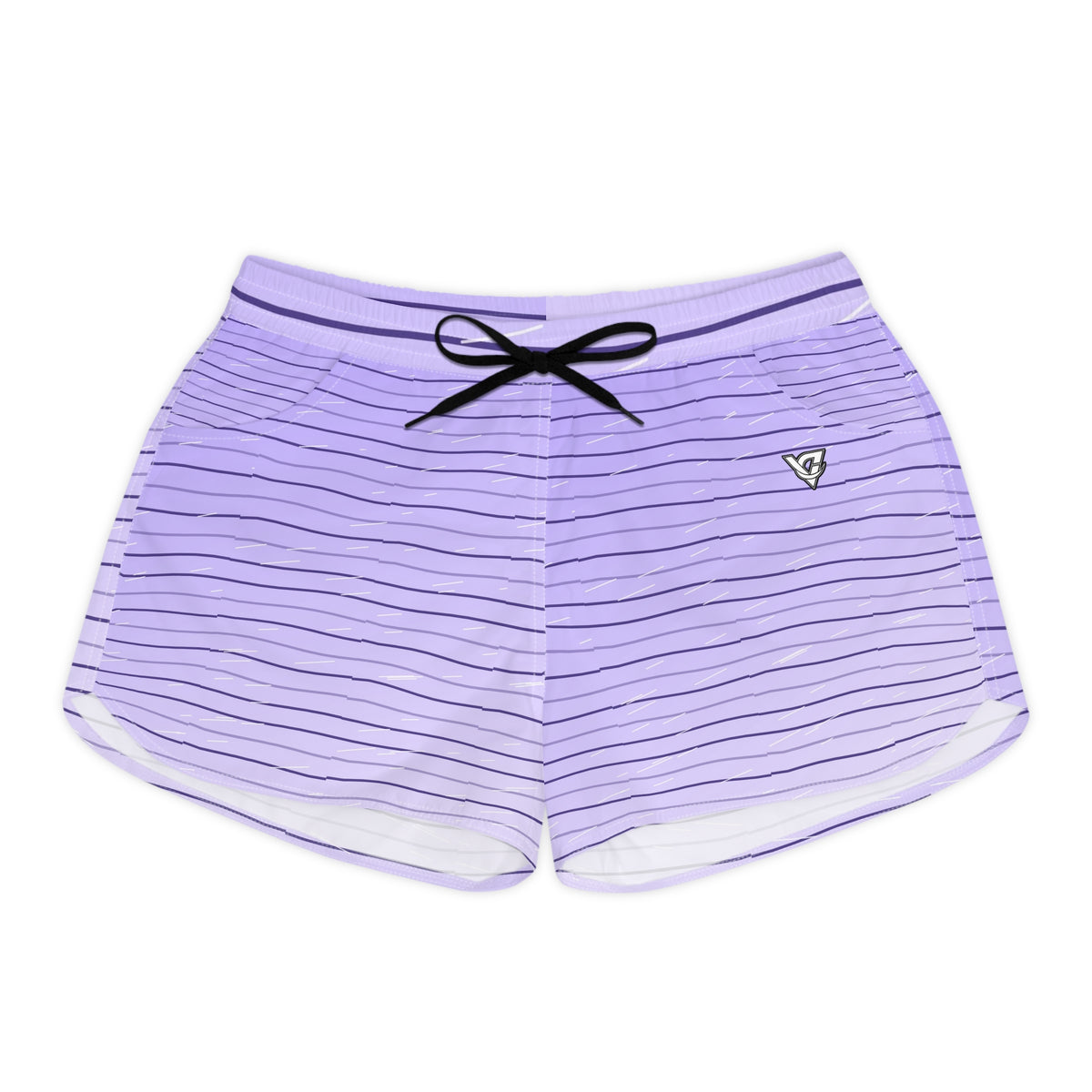 Running Lavender Mist Pace Lanes Women's Athletic Shorts with Pockets