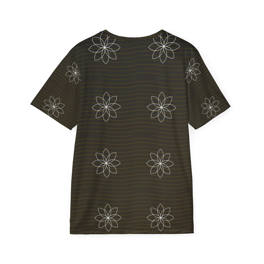 Yoga Gold Rush Flow Lotus Men's Sports Jersey