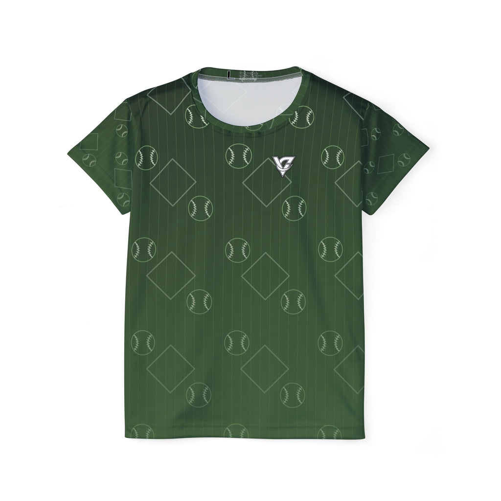Baseball & Softball Forest Camo Diamond Stitch Women's Sports Jersey