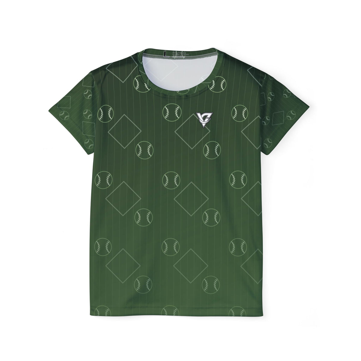 Baseball & Softball Forest Camo Diamond Stitch Women's Sports Jersey