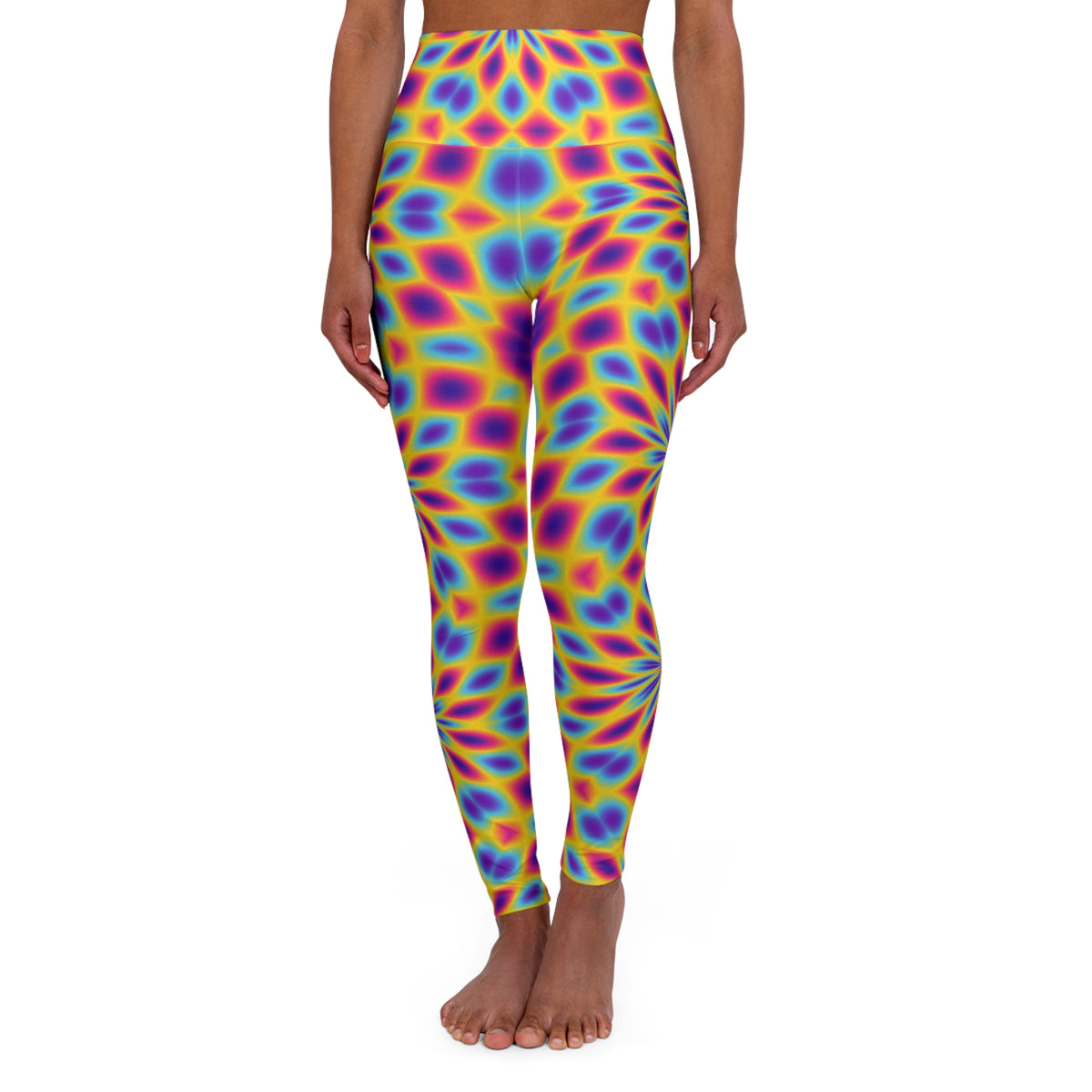 Kaleidoscope High-Waisted Yoga Leggings