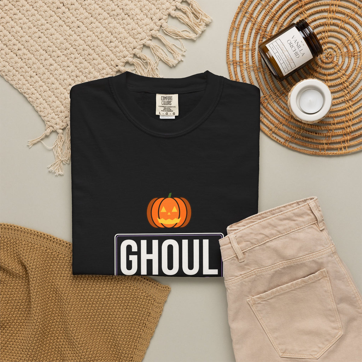 Ghoul Gang | Women's Halloween Garment-Dyed Graphic Tee