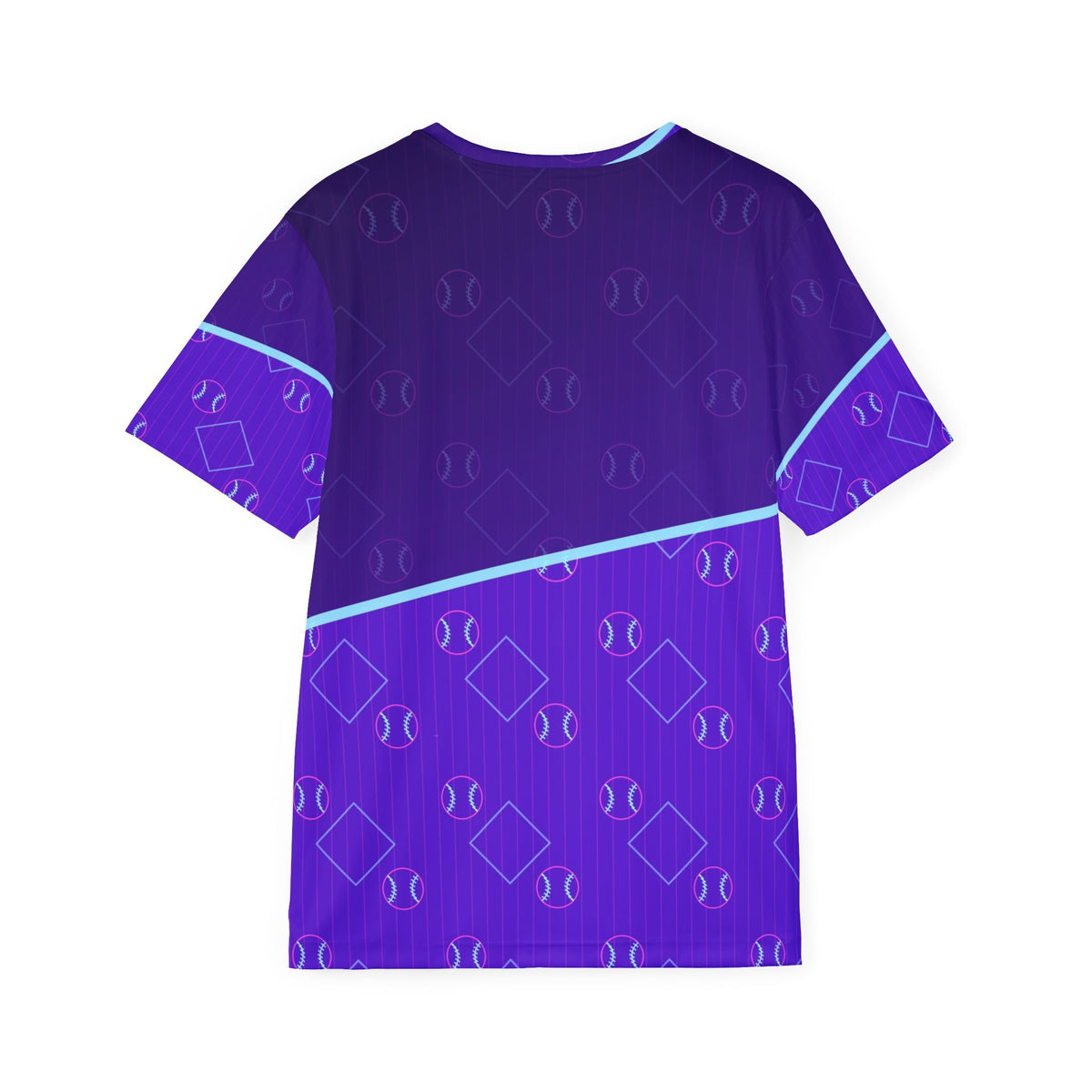 Baseball & Softball Ultra Violet Diamond Stitch Men's Sports Jersey