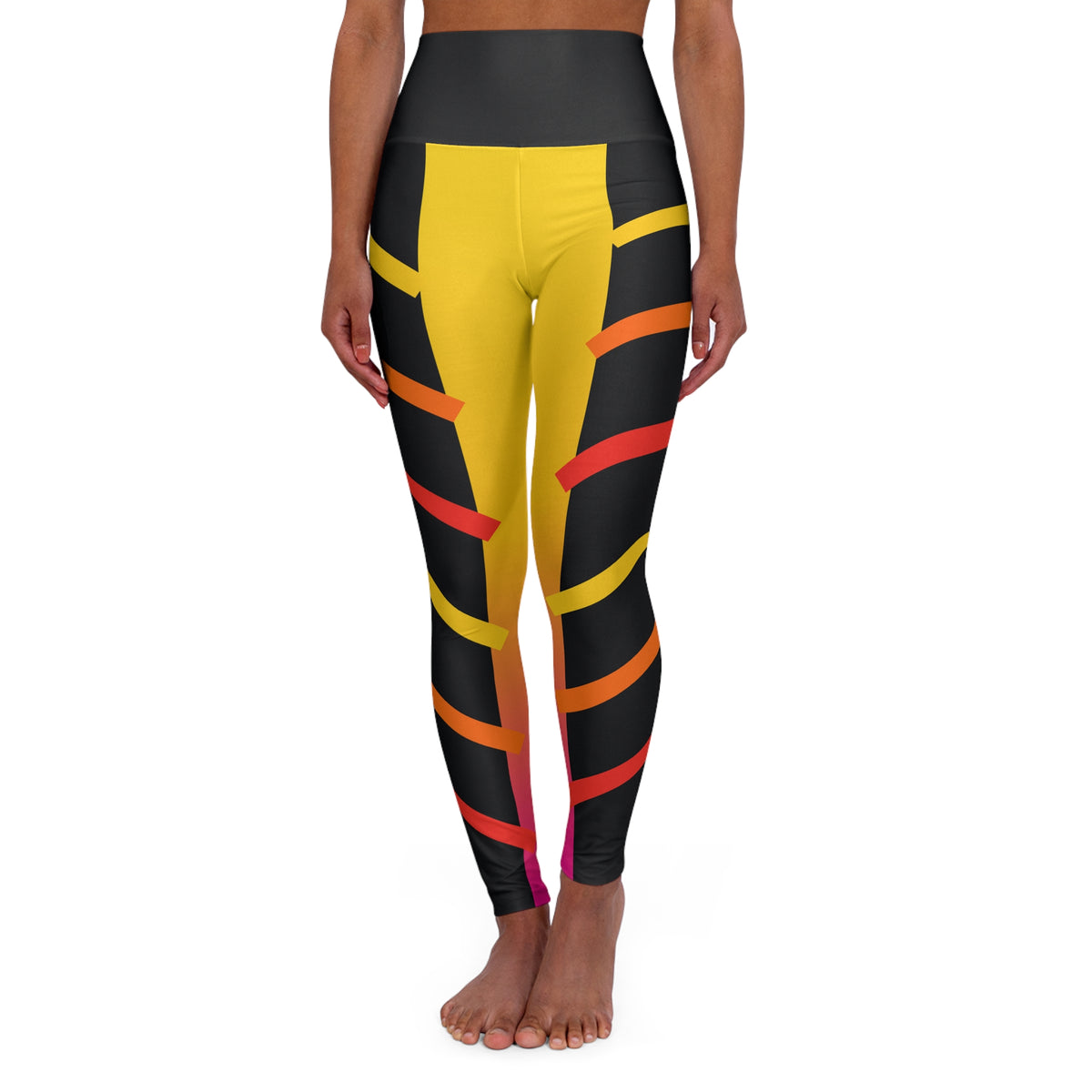 Solar Pulse High-Waisted Yoga Leggings