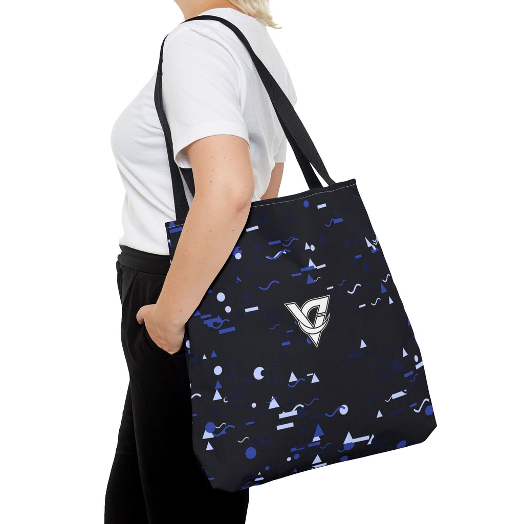 Midnight Confetti Tote Bag — All-Over Print Gym & Everyday Tote