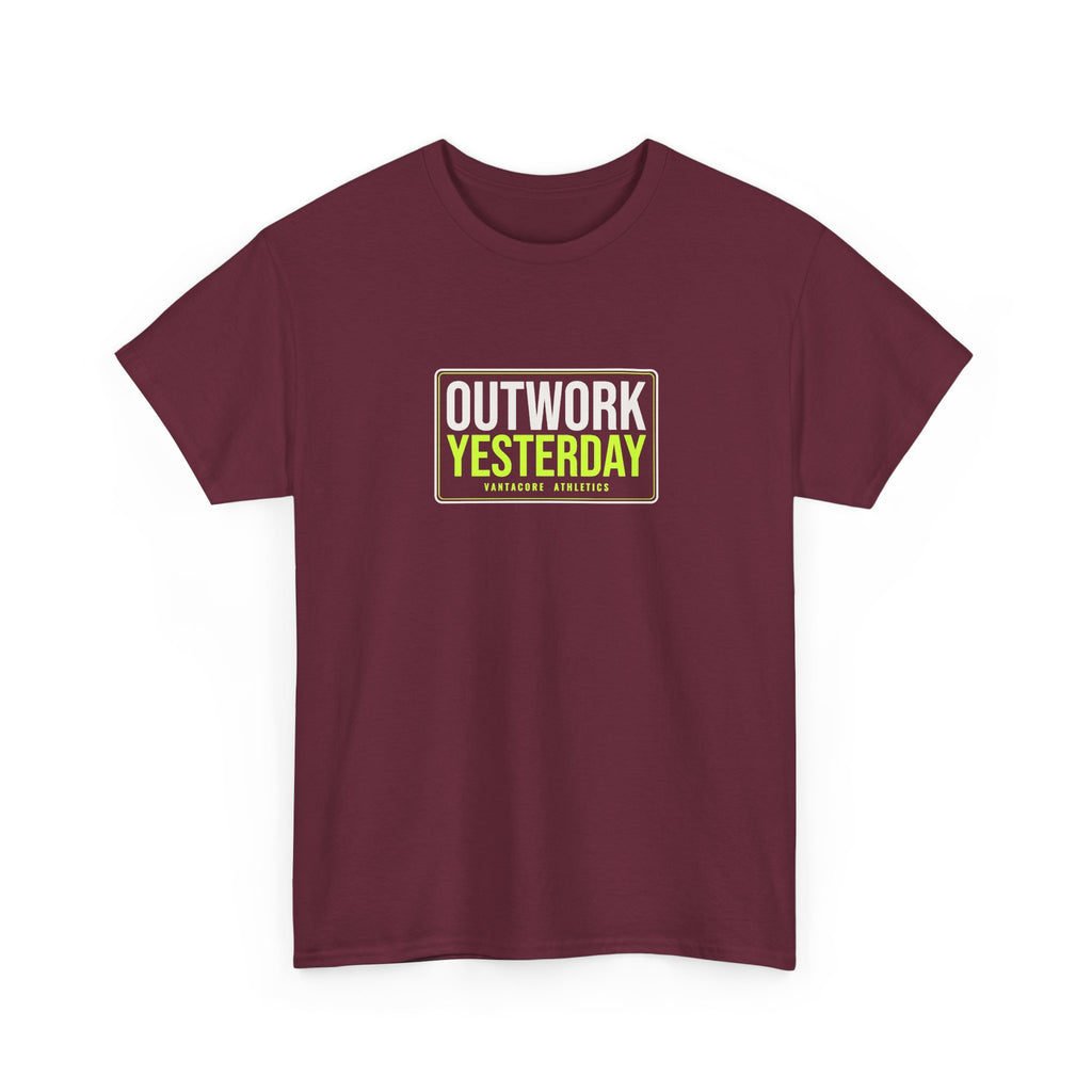Outwork Yesterday | Men's Graphic Gym T-Shirt