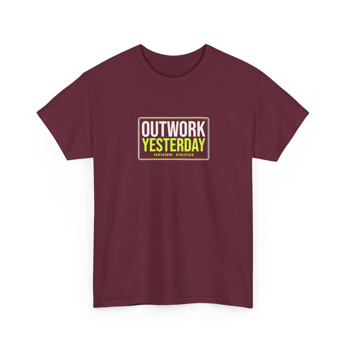 Outwork Yesterday | Men's Graphic Gym T-Shirt