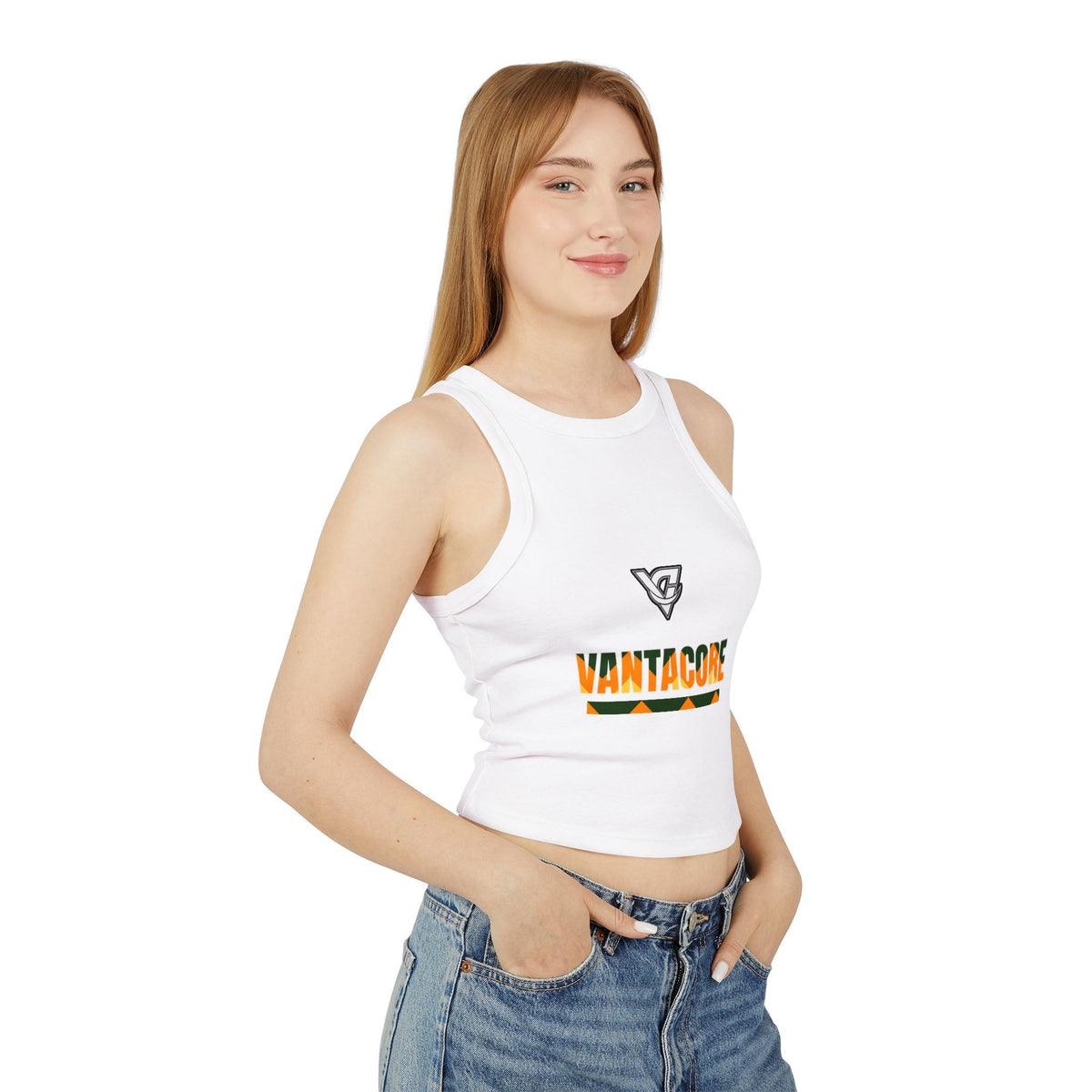 Citrus Chevron Women's Racerback Tank