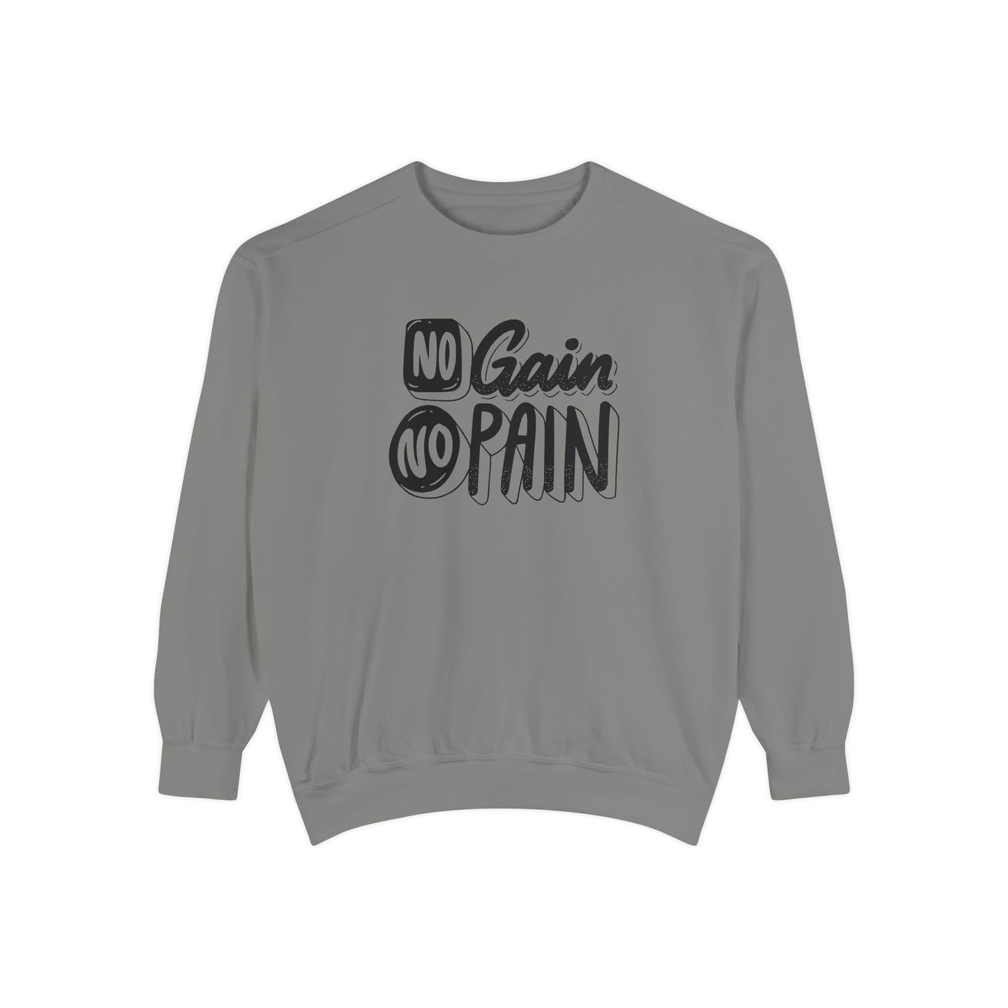 No Gain No Pain Sweatshirt | Motivational Fitness Crewneck