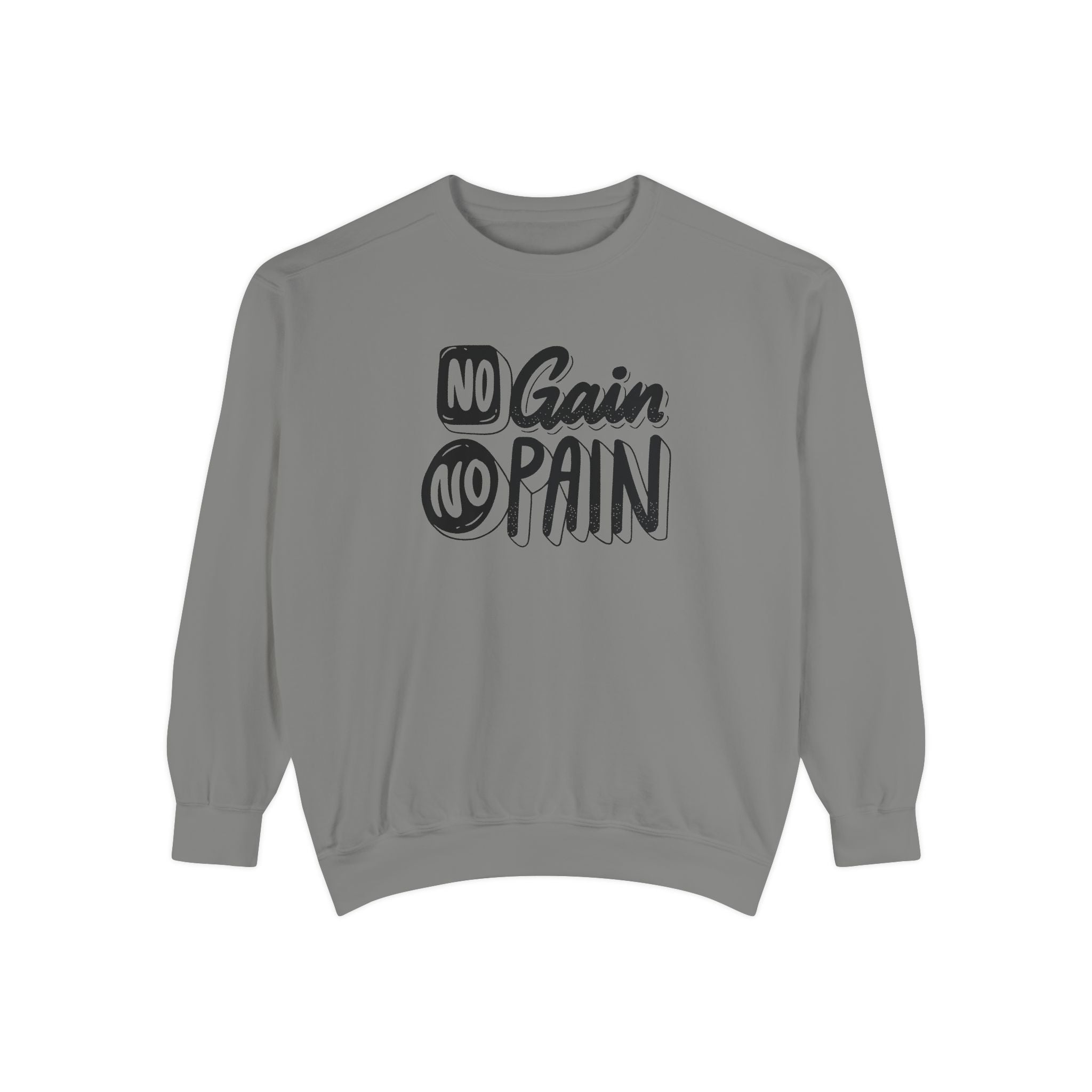 No Gain No Pain Sweatshirt | Motivational Fitness Crewneck